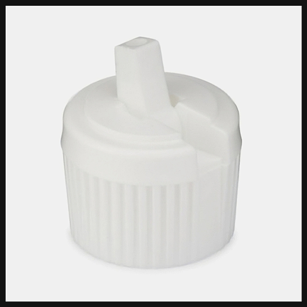 *300 count, Neck Size20-410 Plastic White Ribbed Caps with Directional S…